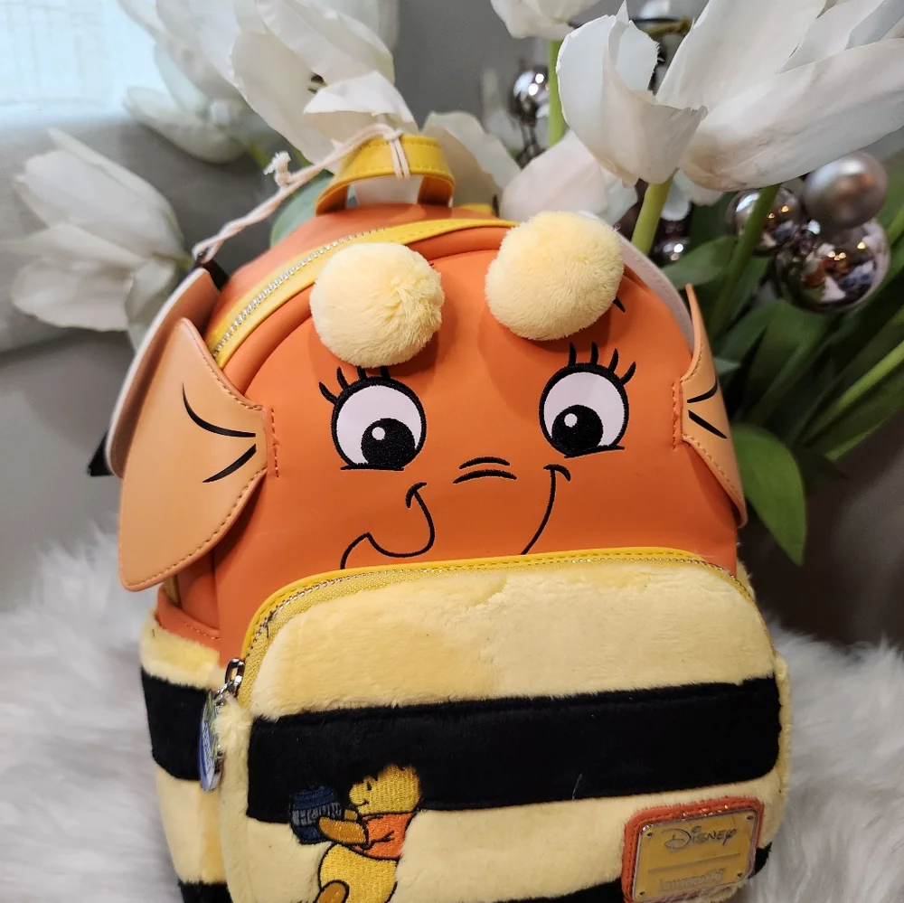Disney Winnie the Pooh Heffalump Heffabee Cosplay Mini Backpack new